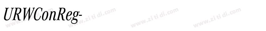 URWConReg字体转换