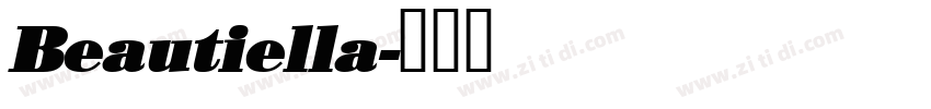 Beautiella字体转换