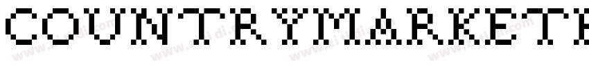 CountryMarketRegular字体转换