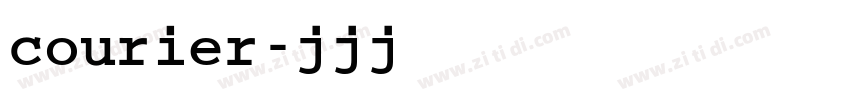 courier字体转换