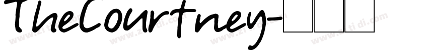 TheCourtney字体转换