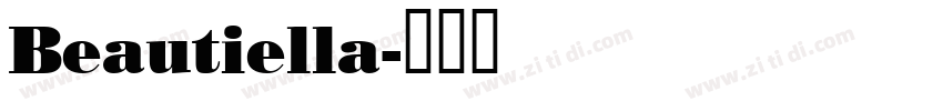 Beautiella字体转换