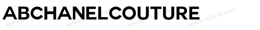 ABChanelCouture字体转换