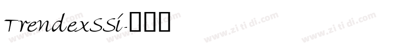 TrendexSSi字体转换