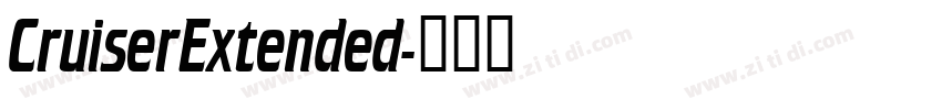 CruiserExtended字体转换