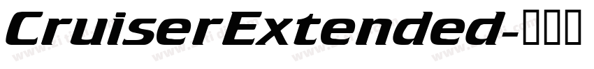 CruiserExtended字体转换