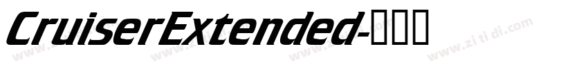 CruiserExtended字体转换