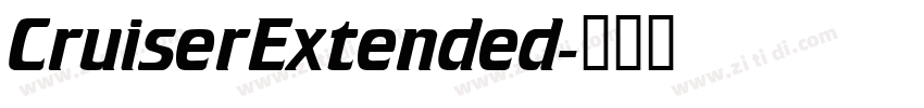 CruiserExtended字体转换