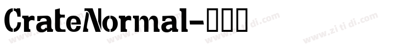CrateNormal字体转换
