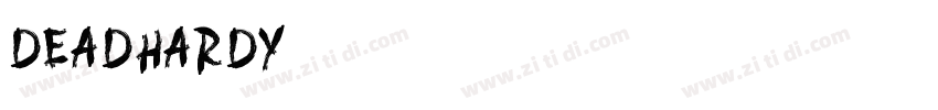 DeadHardy字体转换