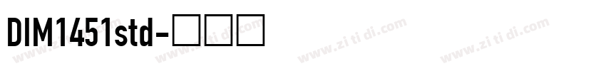 DIM1451std字体转换