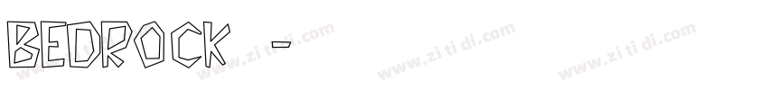 bedrock字体字体转换