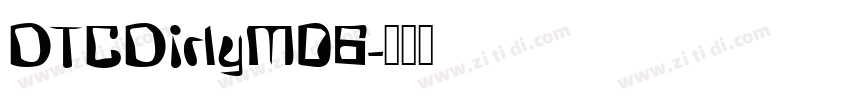 DTCDirtyM06字体转换