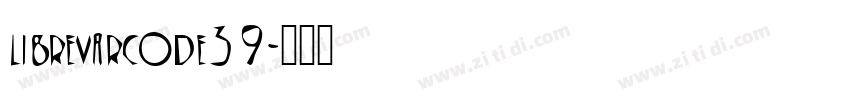librevarcode39字体转换