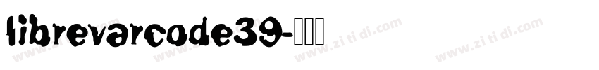 librevarcode39字体转换