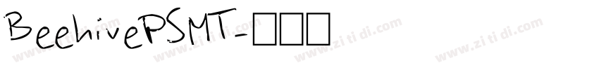 BeehivePSMT字体转换