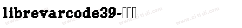 librevarcode39字体转换