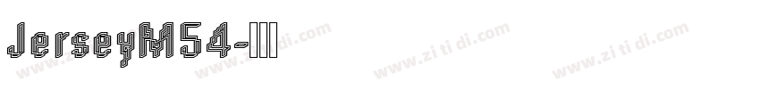 JerseyM54字体转换