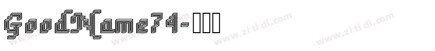 GoodName74字体转换