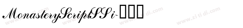 MonasteryScriptSSi字体转换