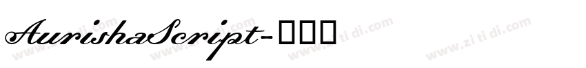 AurishaScript字体转换