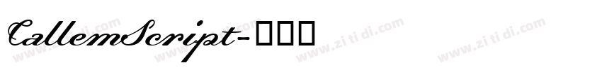 CallemScript字体转换