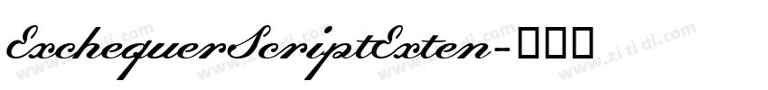 ExchequerScriptExten字体转换