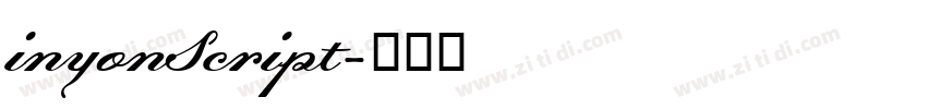 inyonScript字体转换