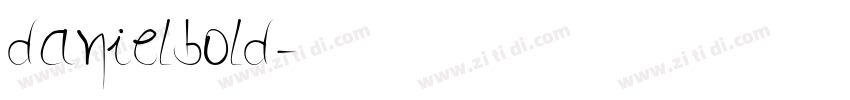 danielbold字体转换