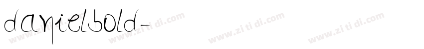 danielbold字体转换