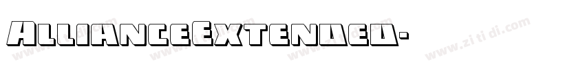 AllianceExtended字体转换