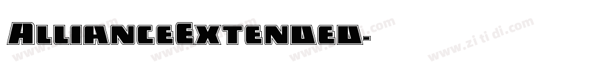 AllianceExtended字体转换