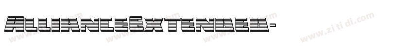 AllianceExtended字体转换
