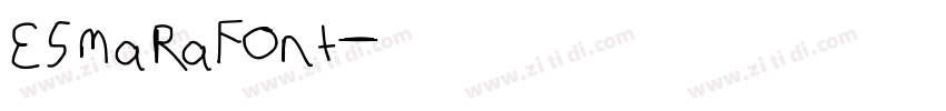 EsmaraFont字体转换 EsmaraFont字体转换