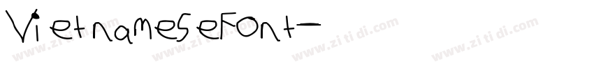 VietnameseFont字体转换