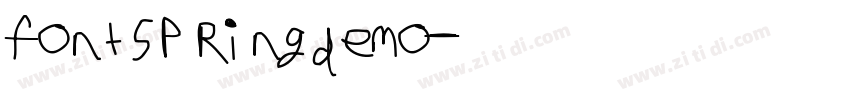 fontspringdemo字体转换