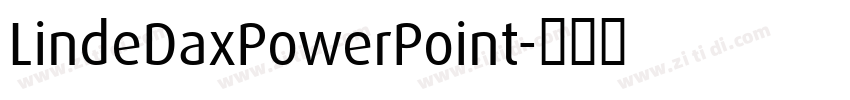 LindeDaxPowerPoint字体转换