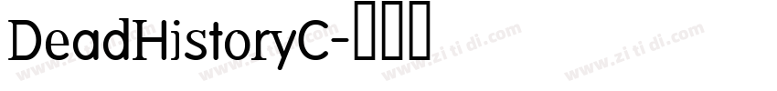 DeadHistoryC字体转换