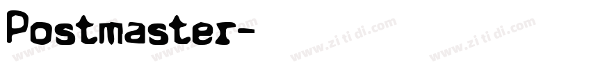 Postmaster字体转换