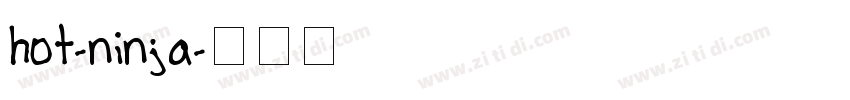 hot-ninja字体转换