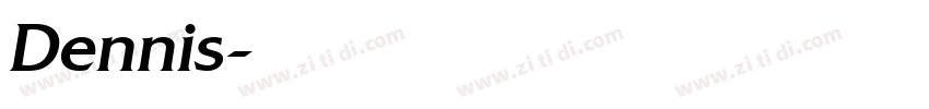 Dennis字体转换