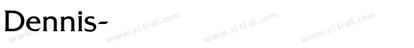 Dennis字体转换