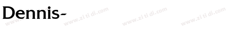 Dennis字体转换
