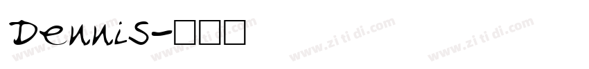 Dennis字体转换