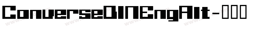 ConverseDINEngAlt字体转换