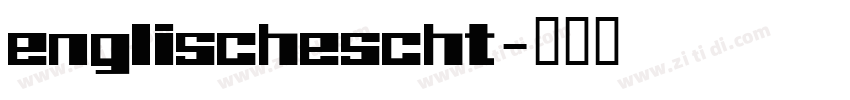 englischescht字体转换