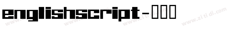englishscript字体转换