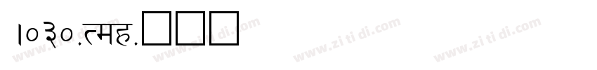 A030-Reg字体转换