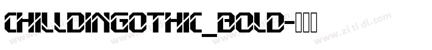 ChillDINGothic_Bold字体转换 ChillDINGothic_Bold字体转换