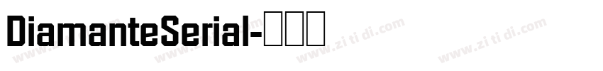 DiamanteSerial字体转换